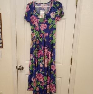 Riley by Lularoe floral midi dress